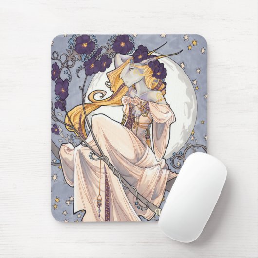 Dlane in Dusk Mousepad Muismat (Met muis)