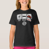 DLEDMV - Eat Sleep Miata Essential T-Shirt (Voorkant)