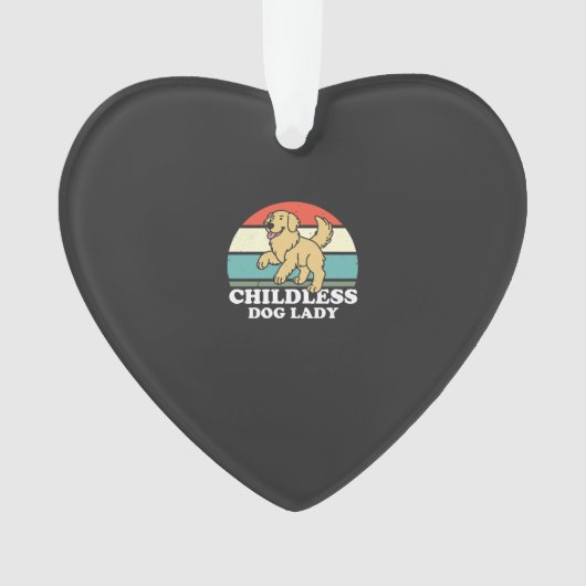 dless Dog Lady Ornament (voorkant)