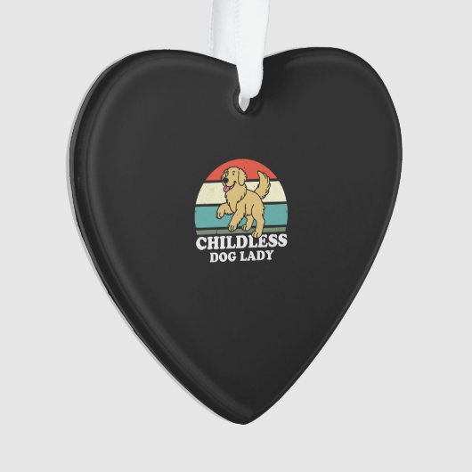 dless Dog Lady Ornament (voorkant)
