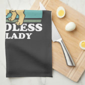 dless Dog Lady Theedoek (Quarter Fold)