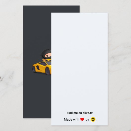 DLive - Hartelijk dank - Kaart (Voorkant / Achterkant)