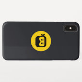 DLive Ninja Logo zwarte telefoontas Case-Mate iPhone Case (Achterkant (horizontaal))