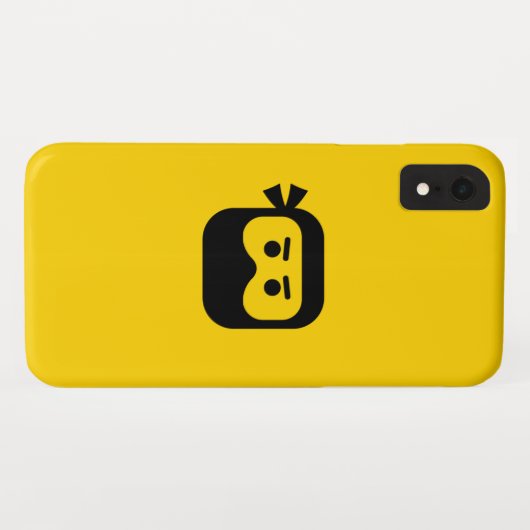 DLive Ninja Yellow iPhone Case (Achterkant (horizontaal))