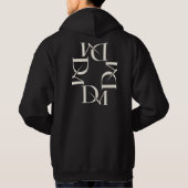 DM-03 ZWART HOODIE (Achterkant)