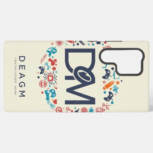 DM Fusion Galaxy S22 Ultra Hoesje Samsung Galaxy Hoesje (Achterkant horizontaal)