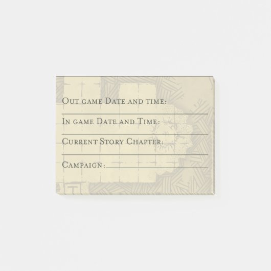 DM Graphic Post-it Organizer; datum, tijd, campagn Post-it® Notes (Voorkant)