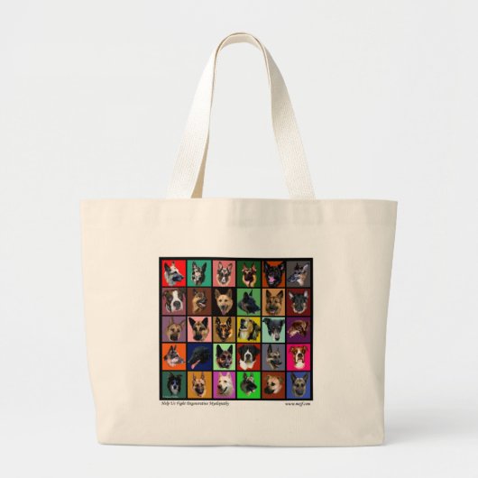DM Rainbow Souls Grote Tote Bag (Voorkant)