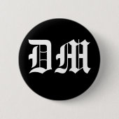 DM RONDE BUTTON 5,7 CM (Voorkant)