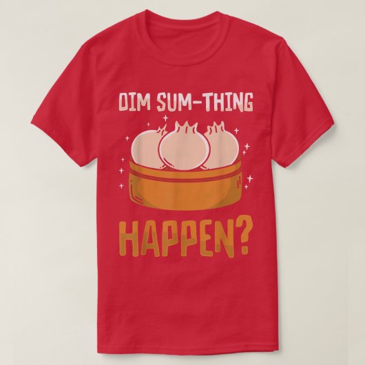 dm somt azië op kookvoedsel pun chinese asi t-shirt (Design voorkant)
