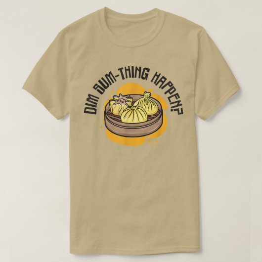 dm somt azië op kookvoedsel pun chinese asi t-shirt (Design voorkant)