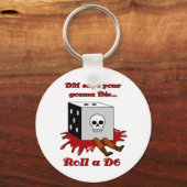 DM zegt dat je gaat sterven... Sleutelhanger (Voorkant)