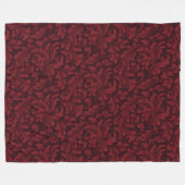 Dmask Victoriaans naadloos koninklijk patroon Fleece Deken (Voorkant (Horizontaal))