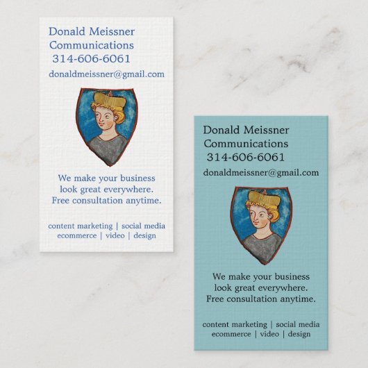 DMC-Visitekaartjes Visitekaartje (Voorkant / Achterkant)