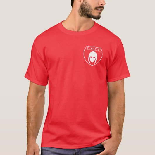DMDC Detectorists Badge White T-shirt (Voorkant)