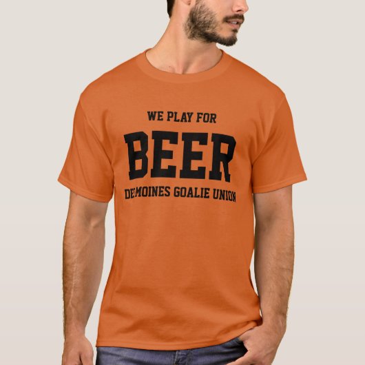 DMGU - WE SPELEN VOOR BEER T-SHIRT (Voorkant)