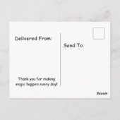 dmin Professionals Day MVP Trophy Greeting Briefkaart (Achterkant)