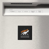 Dminto Saurus Rex Birdie Shuttle Dinosaur Dminton Magneet (Insitu (Vaatwasser))