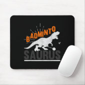 Dminto Saurus Rex Birdie Shuttle Dinosaur Dminton Muismat (Met muis)