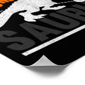 Dminto Saurus Rex Birdie Shuttle Dinosaur Dminton  Poster (Hoek)