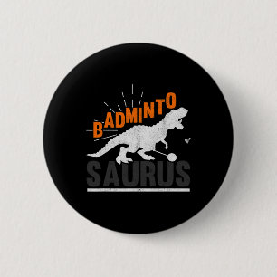 Dminto Saurus Rex Birdie Shuttle Dinosaur Dminton  Ronde Button 5,7 Cm