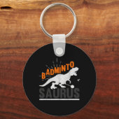 Dminto Saurus Rex Birdie Shuttle Dinosaur Dminton  Sleutelhanger (Voorkant)