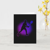 Dminton Player Dminton Vrouwen Squash Shuttle Kaart (Gele Bloem)