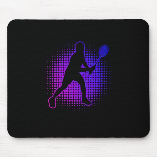 Dminton Player Dminton Vrouwen Squash Shuttle Muismat (Voorkant)