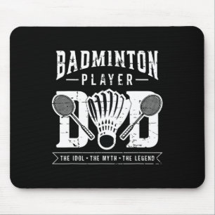 Dminton speler Pap de shuttle speler Dminton spele Muismat