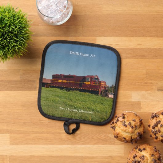 DMIR Engine 316 pothouder Pannenlap (Top down)