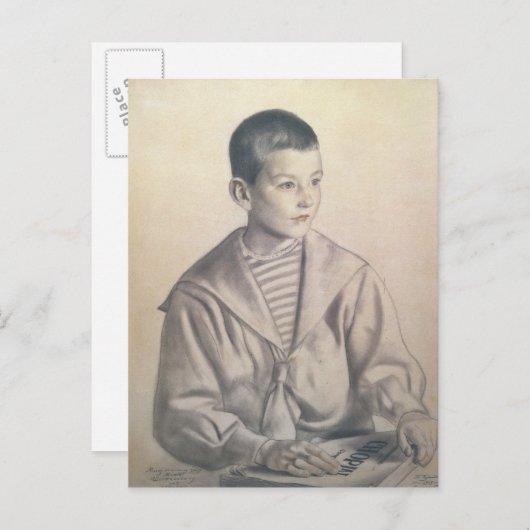 Dmitri Dmitrievich Shostakovich als kind Briefkaart (Voorkant / Achterkant)