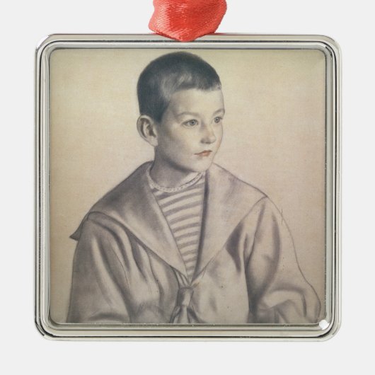 Dmitri Dmitrievich Shostakovich als kind Metalen Ornament (Voorkant)
