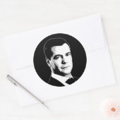 Dmitri Medvedev Ronde Sticker (Envelop)