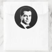 Dmitri Medvedev Ronde Sticker (Tas)