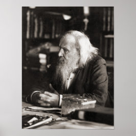 Dmitri Mendelejev Poster