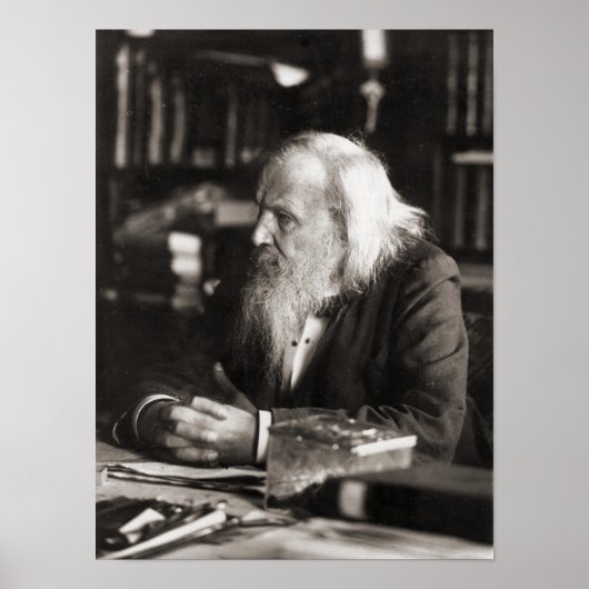 Dmitri Mendelejev Poster (Voorkant)