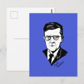 Dmitri Shostakovich Briefkaart (Voorkant / Achterkant)