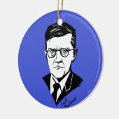 Dmitri Shostakovich Keramisch Ornament (Links)