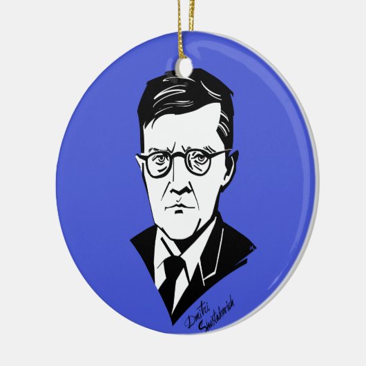 Dmitri Shostakovich Keramisch Ornament (Links)