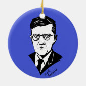 Dmitri Shostakovich Keramisch Ornament (Achterkant)