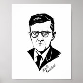 Dmitri Shostakovich Poster (Voorkant)