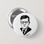 Dmitri Shostakovich Ronde Button 5,7 Cm (Voorkant /achterkant)