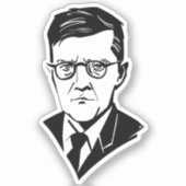Dmitri Shostakovich Sticker (Voorkant)