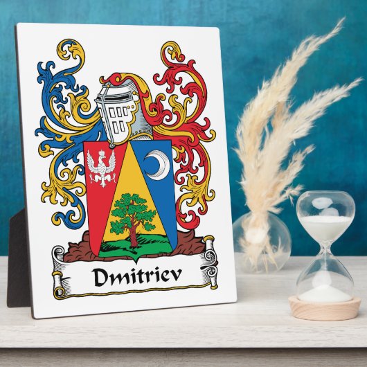 Dmitriev Family Crest Fotoplaat (Zijkant)