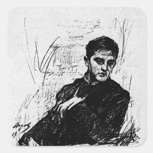 Dmitry Filosofov Vierkante Sticker (Voorkant)