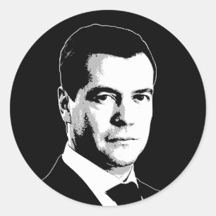 Dmitry Medvedev Ronde Sticker