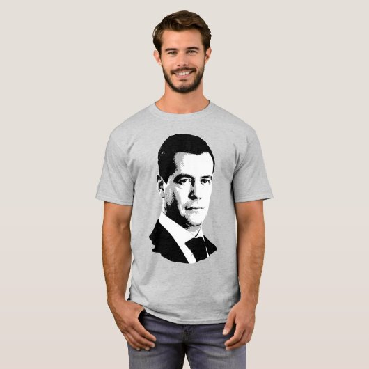 Dmitry Medvedev T-shirt (Voorkant volledig)