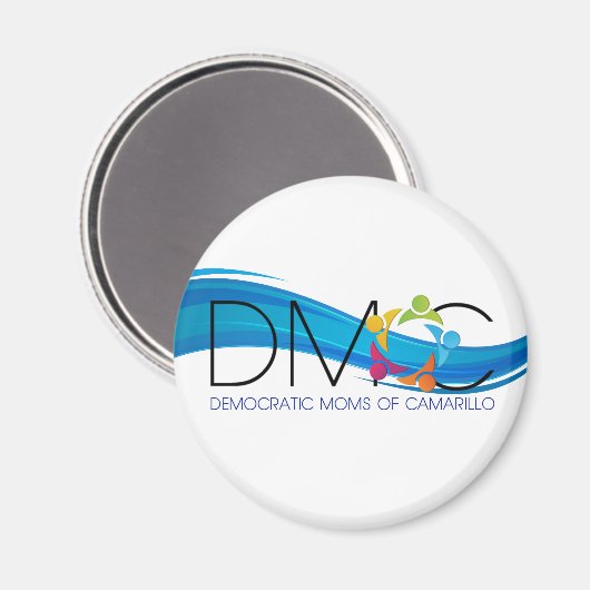 DMOC Logo Circle Magnet (Voorkant / Achterkant)