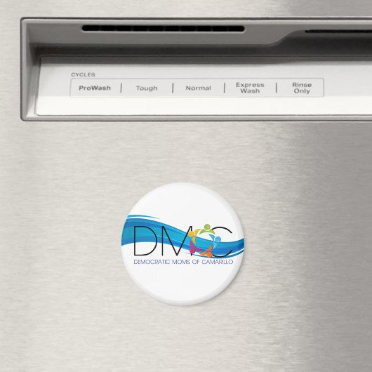 DMOC Logo Circle Magnet (Insitu (Vaatwasser))