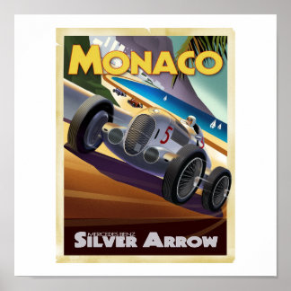 DMoore Silver Arrow Poster